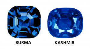 Burma and Kashmir blue sapphires