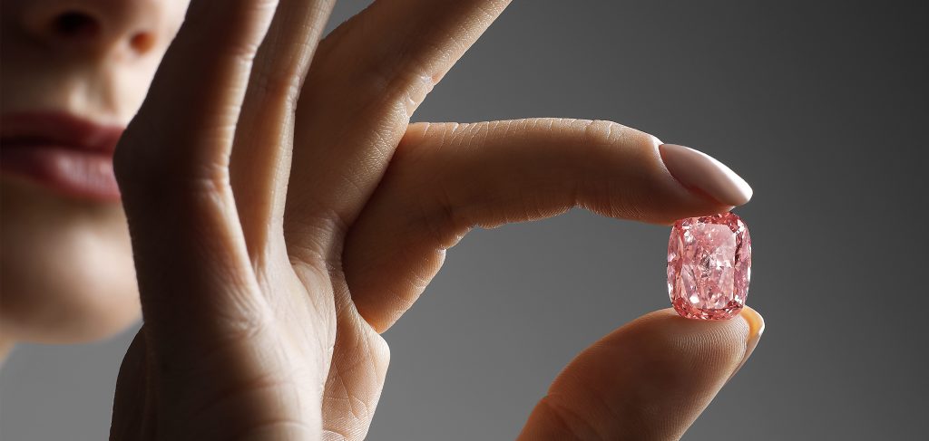 Investment in pink diamonds